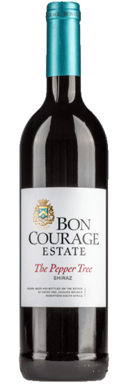 Bon Courage estate Shiraz the Pepper Tree