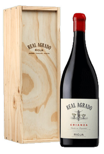 Real Agrado Rioja Crianza Magnum 1,5 liter in kist