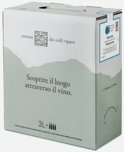 Cantina dei Colli ripani capitolo no.1 Passerina bag in box 3 ltr