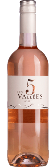 Les 5 Vallees Rose 750 ml