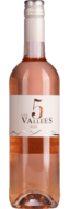 Les 5 Vallees Rose 750 ml